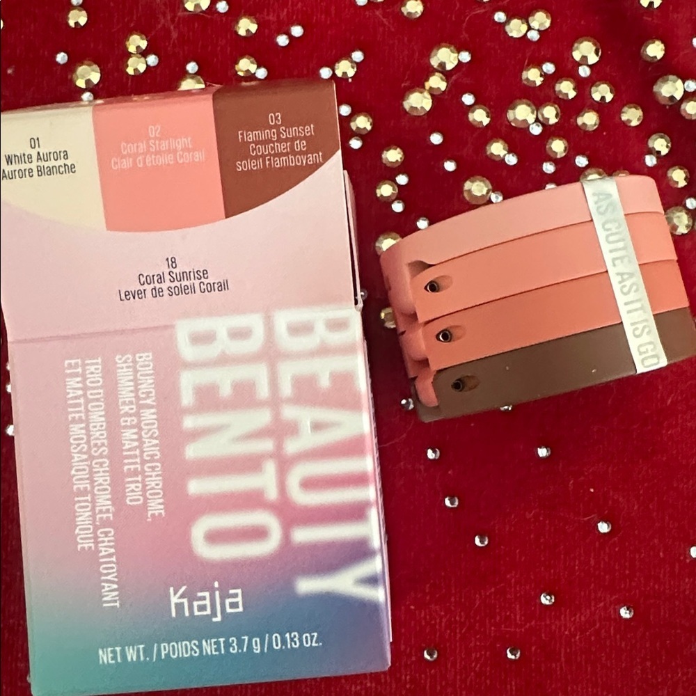 KAJA Beauty Bento Eyeshadow Trio - Coral Sunrise - Picture 6 of 6